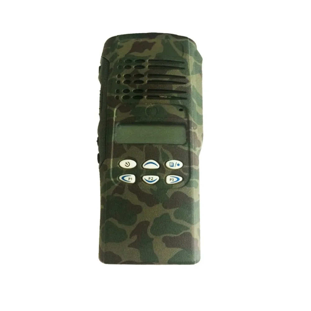 Camouflage Walkie Talkie Replacement Housing Case With Speaker & LCD for HT1250 Limited-keypad Portable Radio