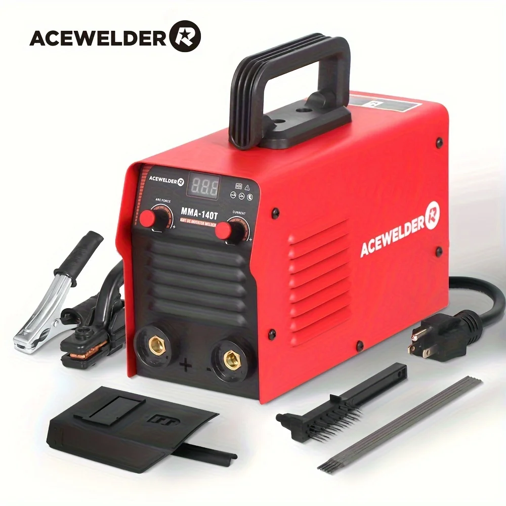 ACEWELDER 140A Stick Welder 110v Mini Portable MMA Welding Machine 2 In 1 lGBT Inverter ARC Lift TlG Welding Machine