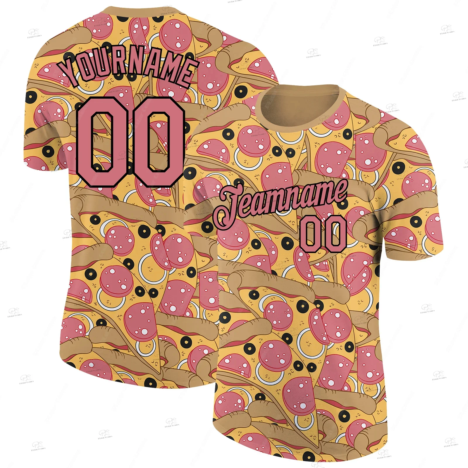 Custom Name Colorful Gradient Graffiti Polyester Shirt Pullover Retro 3DPrint Harajuku Summer Streetwear Short Sleeve T-Shirts C