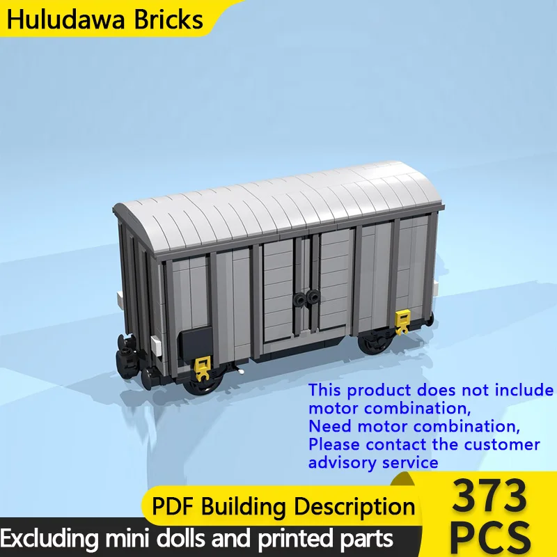 Model Mobil Kota MOC Building Bricks 4-Roda Warna Abu-abu Model Gerobak Modular Teknologi Mainan Anak Hadiah Liburan Rakitan