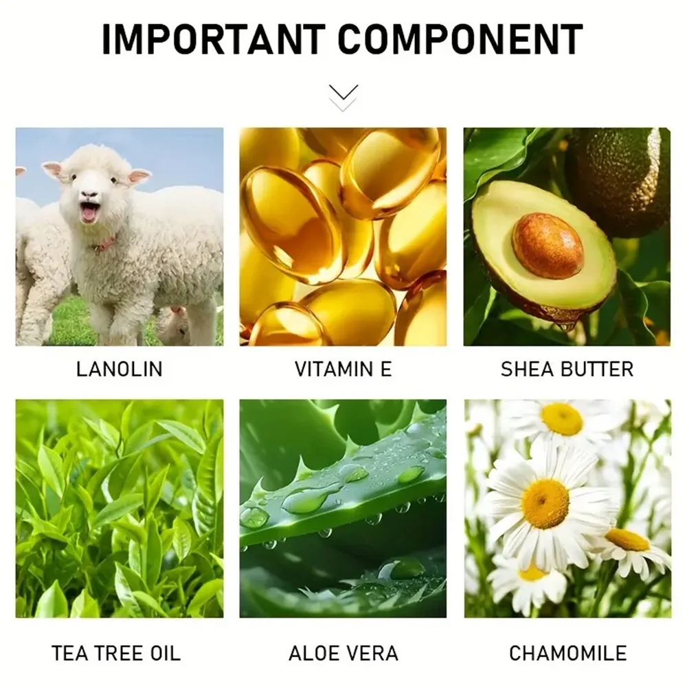 ​ لحم البقر معجون طويل القامة مرطب بعمق بلسم العسل اشراق مزيل التجاعيد العشب فيد طويل القامة العسل البري الوجه كريم للجسم الجلد