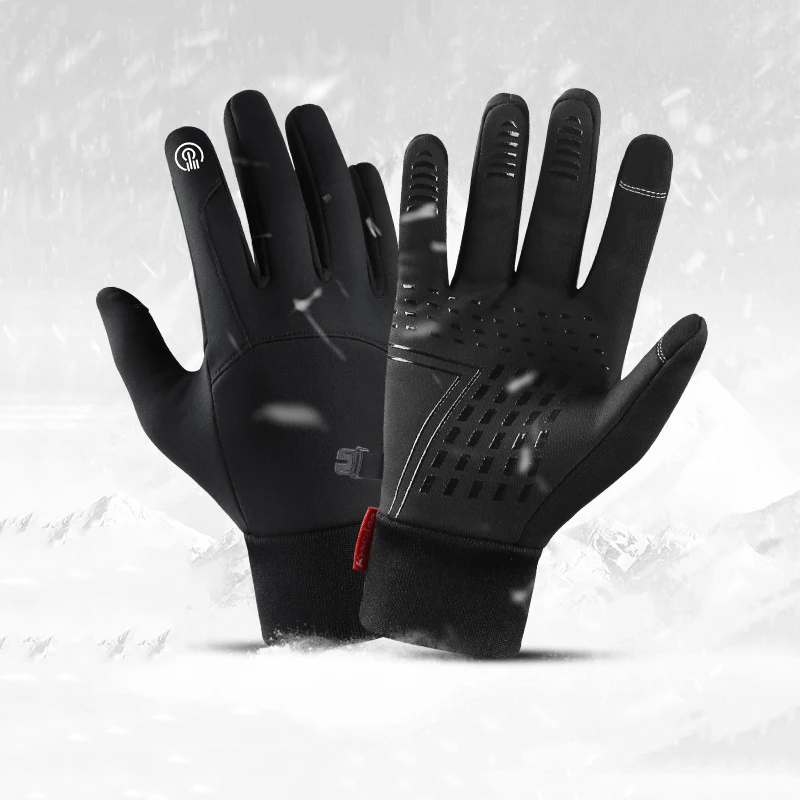 

Winter Touch Screen Bicycle Gloves Men Women Warm Thermal Cycling Glove Sports Motorcycle Racing Fishing Ski Road Bike Glove Hot