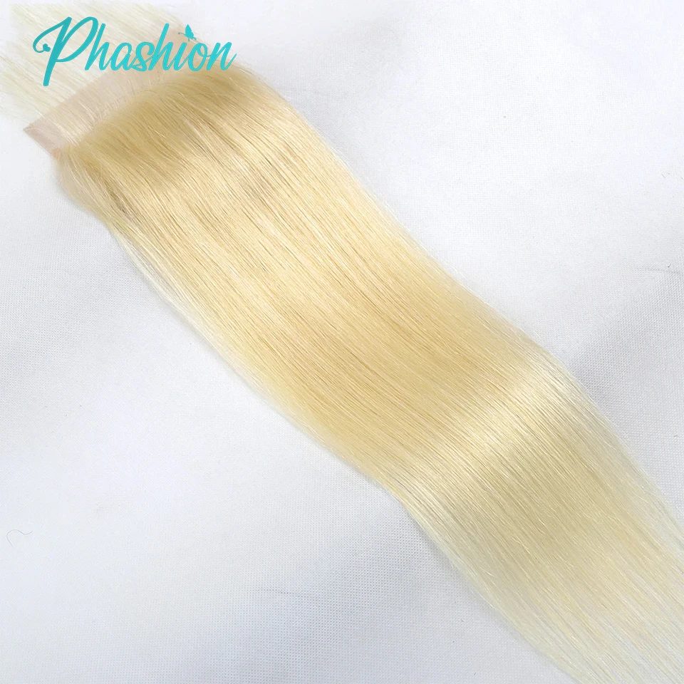 Phashion Blonde 26 28 Inch 13x6 13x4 Lace Frontal 613 Straight Wave 4x4 5x5 Hd Transparent Lace Closure Pre Plucked Remy Hair