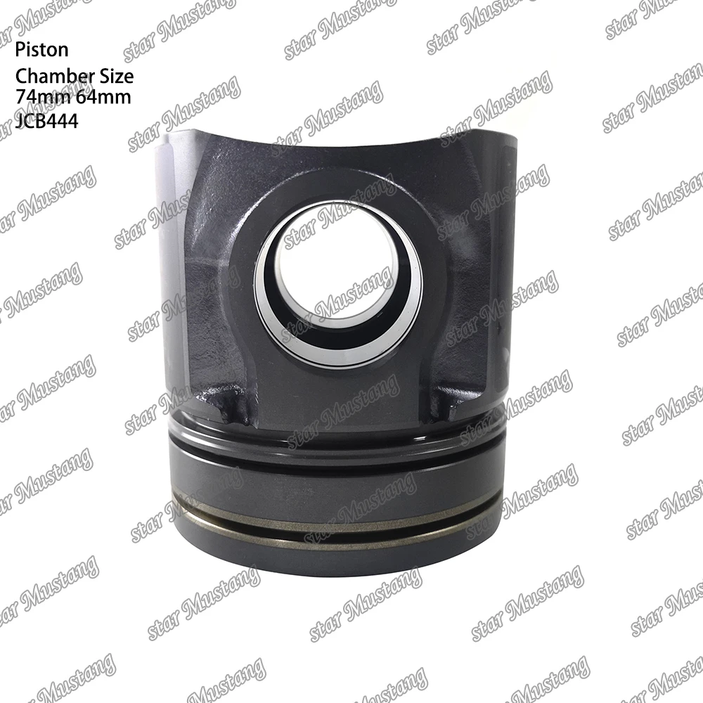 JCB444 Piston Chamber Size 74mm 64mm Suitable For JCB Diesel Engine Parts