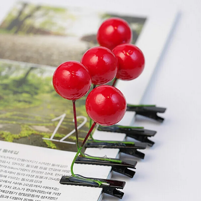 ใหม่น่ารักหญ้าคลิป Barrtttes หญิงอุปกรณ์เสริมดอกไม้เห็ด Bean Hairclips เด็กผู้หญิง Plants Hairpins