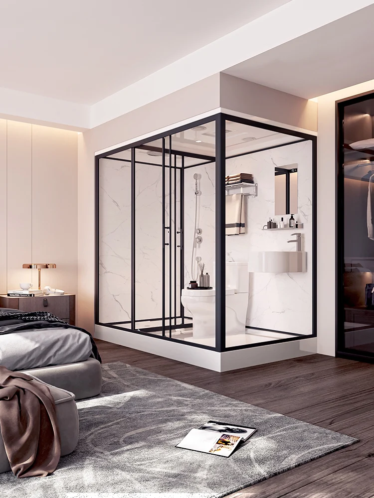 

Shower room Integrated toilet Bathroom Integrated household bath Rural indoor bath room Integrated bath room