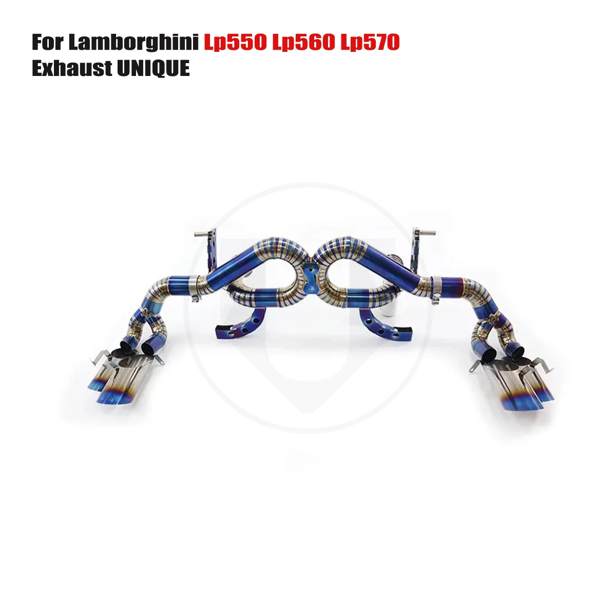 

UNIQUE Designs Lamborghini Gallardo Lp550 Lp560 Lp570 V10 5.2L TC4 titanium sports Valved Exhaust System