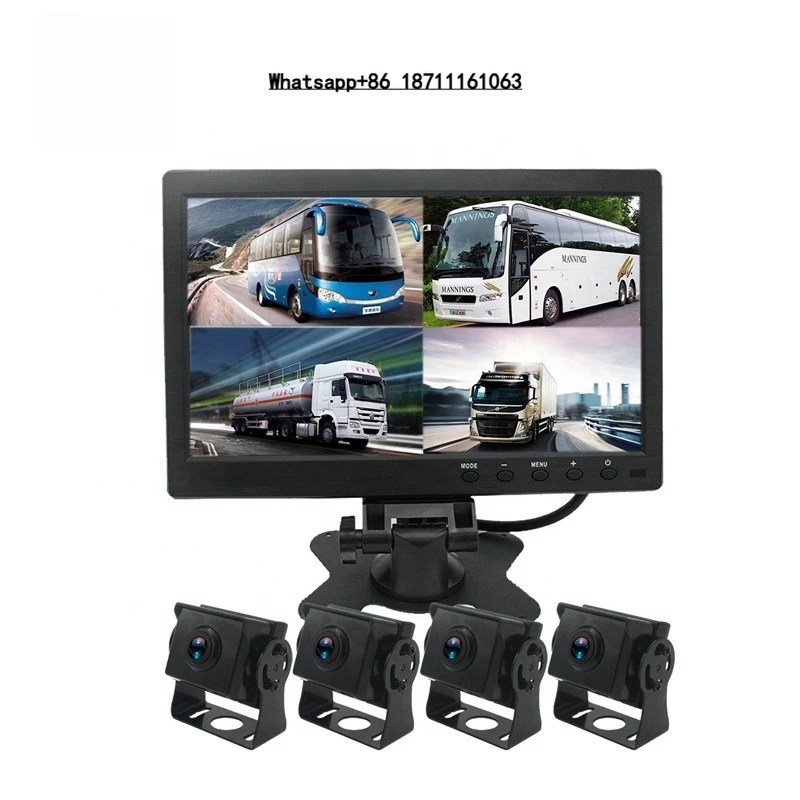 

24 Volt Truck Reverse 360 Degree Rear View AHD 7/10 Inch Lcd AHD Vehicle Cctv Security System