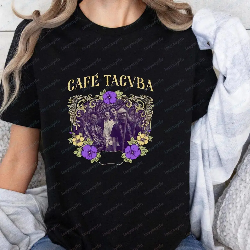 Cafe Tacvbas - Unique Casual Fashionable Fun Crazy Neutral Classic Short-sleeved T-shirt Suitable for Both Men and Women