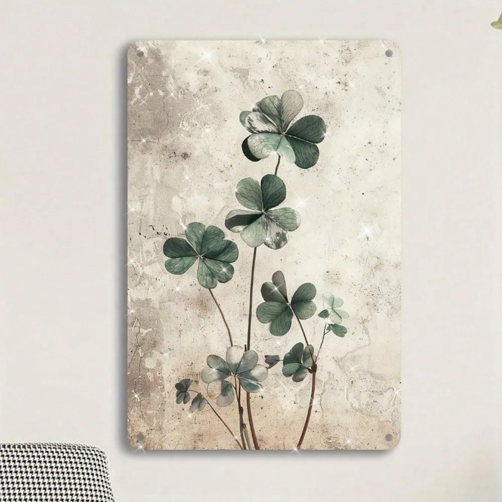 CIFbuy Vintage Rustic Aluminum Wall Art 12x16 Inch Waterproof Metal Plaque Farmhouse Kitchen Bathroom Outdoor Garden Decor