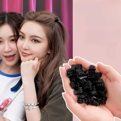 Mini Hair Claw Clips for Women Girls Korean Simple Small Black Transparent Plastic Clips Hairpins Kids Hair Styling Accessories