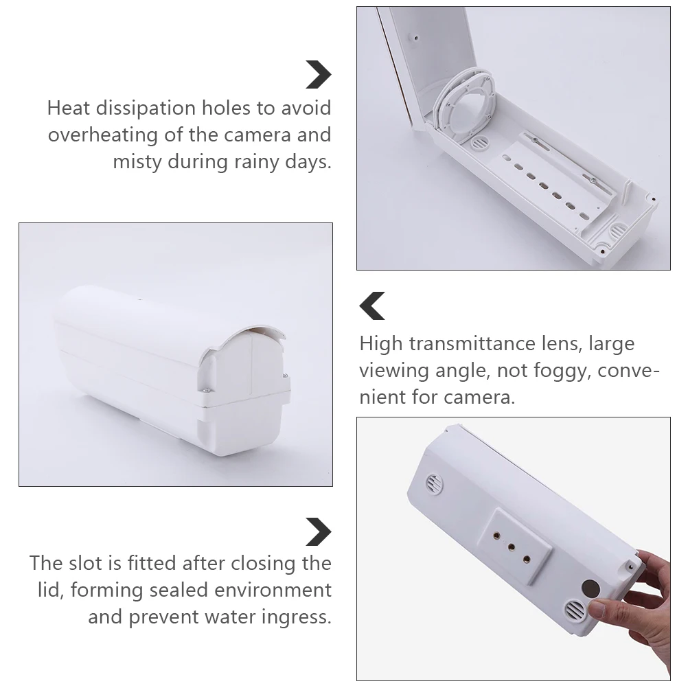 

Premium Monitor Protective Cover Waterproof Sealed Lens Case Security Plastic Sleeve Heat Dissipation Camera Accessories Case