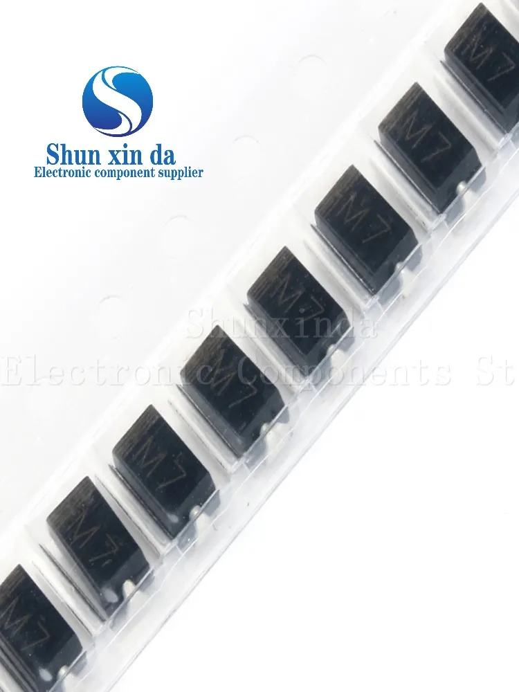 100PCS 1N4007 IN4007 4007 1N4007W 1N4007WS DO-41 M7 SMA DO214-AC SOD123FL SOD323 1A 1000V DIP SMD Rectifier Diode A7 T7 D7