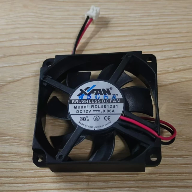 Free shipping brand new original RDL5012S1 12V 0.06A 5CM 5012 silent cooling fan