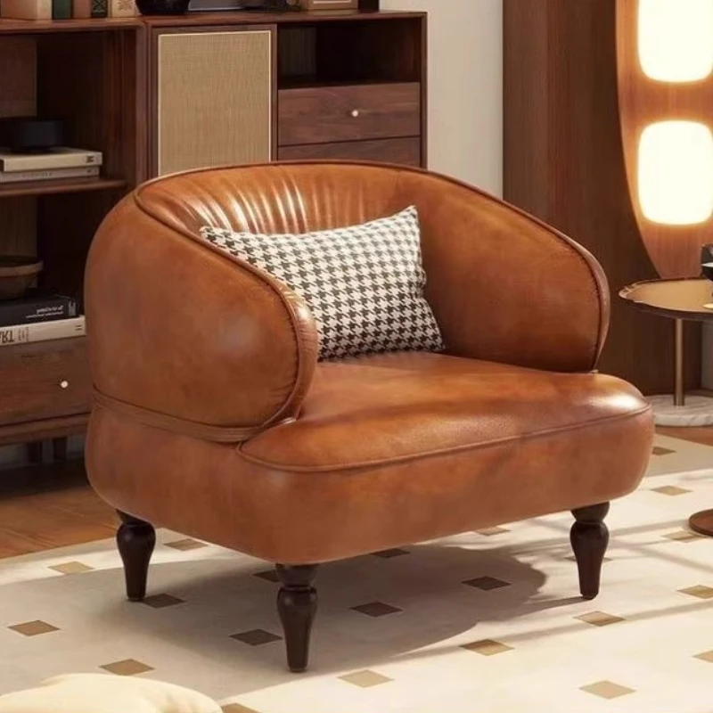 

Садовая модельерская мебель # L Минималистичный диван-стул середины века, домашний элегантный роскошный дизайнерский стул для гостиной