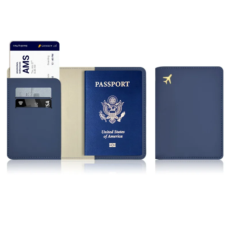 

Fashion Multi-color Passport Cover for Women Men Travel Wedding Holder Simple Travel Accessories Gift