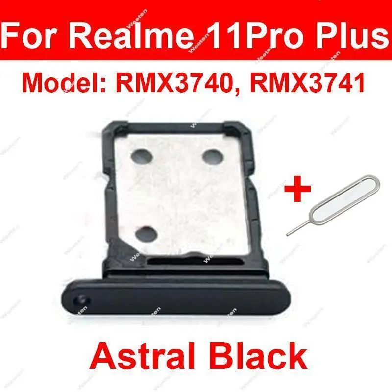 SIM Card Tray For Realme 11 11 Pro 11Pro Plus 5G Sim Card Tray Socket   Card Reader Holder Slot Replacement Parts