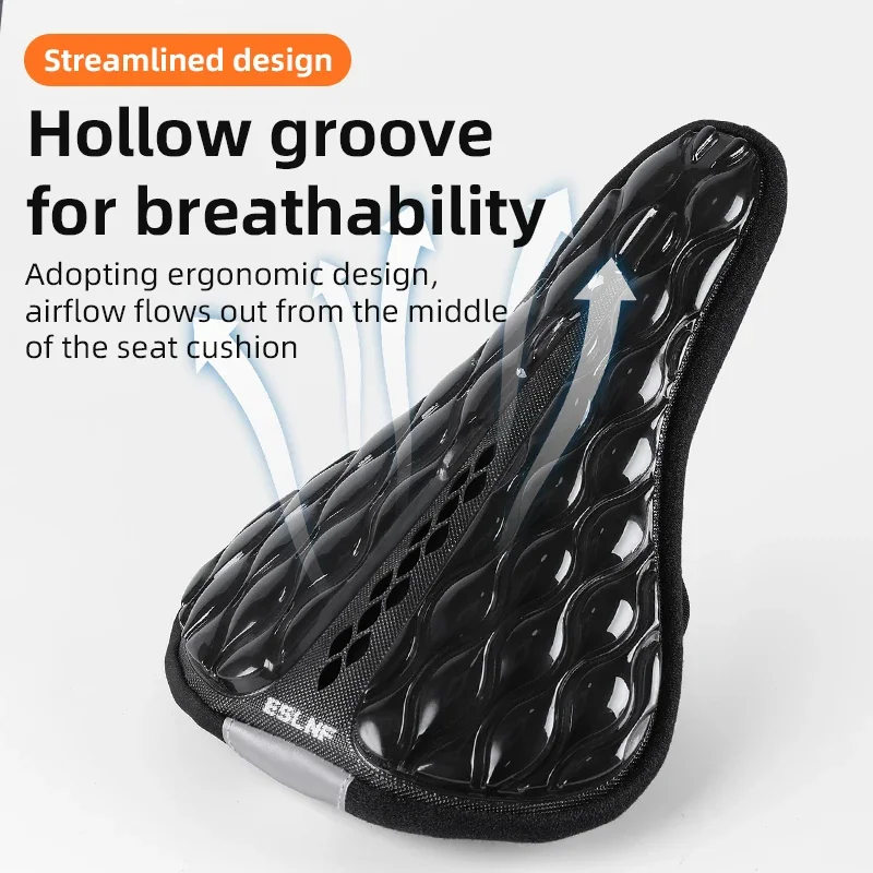 

Silicone Bike Seat Cover Cycling Seat Cover Soft And Thick Foam Padding Rainproof And Dustproof Comfortable Riding Experience
