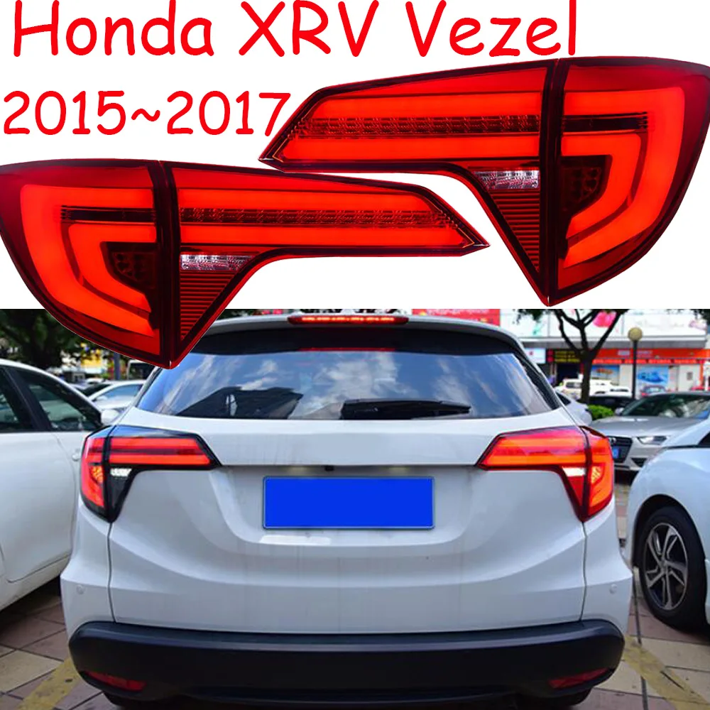 

1setcar styling for Tail Lamp for XRV Vezel taillight HRV XR-V 2015 2016 XRV Rear Light XR V DRL+Turn Signal+Brake+Reverse LED