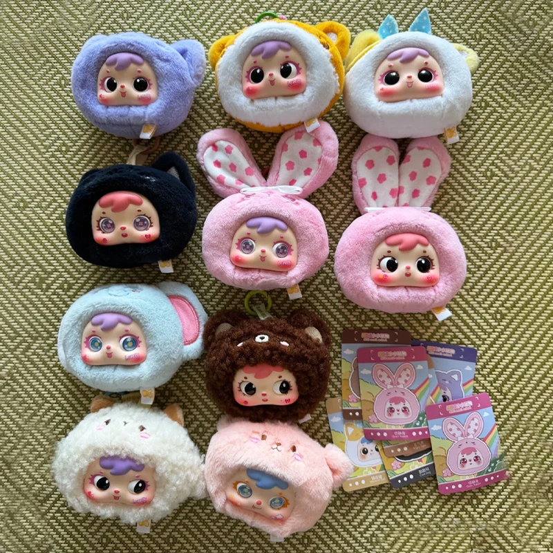 

Samuel Mini Small Animal Blind Box Vinyl Face Plush Doll Keychain Backpack Pendant Surprise Box Mysterious Box Surprise Kid Gift