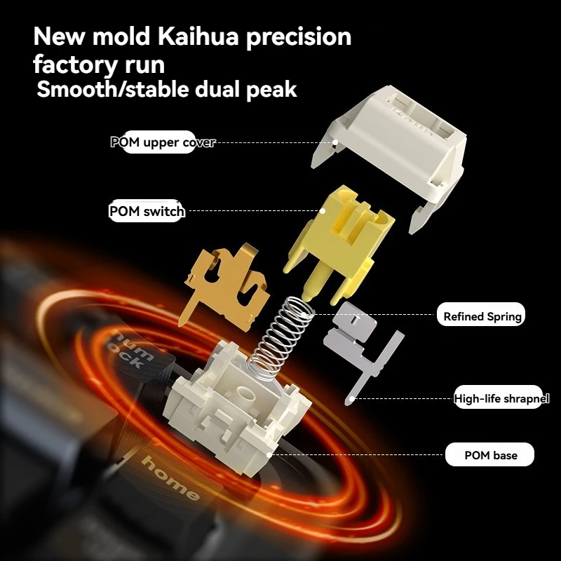 KAILH Ice Mint V3 Switch مخصص 38gf 36gf الزناد HIFI مفاتيح للألعاب ملحقات لوحة المفاتيح الميكانيكية التبديل لتقوم بها بنفسك هدية