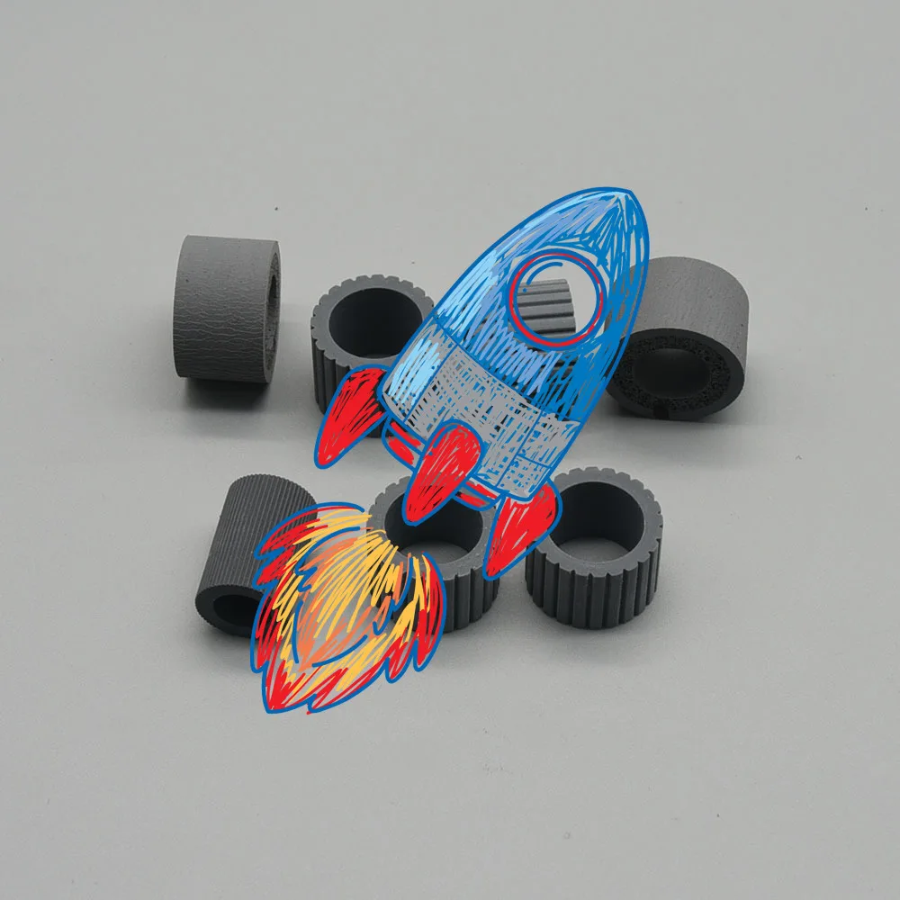 

5X L2755-60001 L2756A Roller Replacement Kit Tire Rubber for HP ScanJet Enterprise Flow 5000 s4 / 7000 s3 / 3000 s3