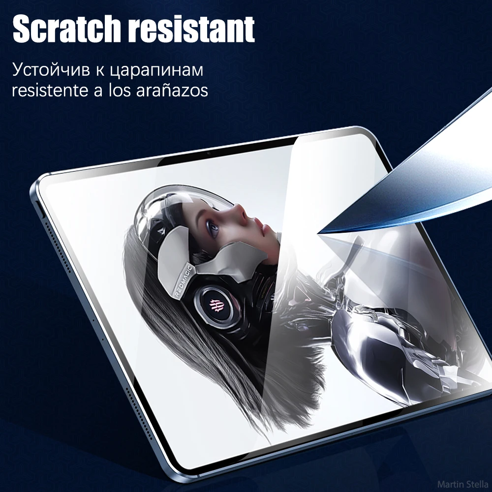 2Pcs 9H HD Tempered Glass Screen Protectors for Redmagic Astra 2 Gaming Tablet Nova 3 5 Pro 9.06