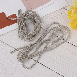 1Pair 70/80/100/120/140CM Luxury Diamond Shoe Laces Rhinestone Shoelaces Sneakers Laces Shoes Round Shoelace DIY Strings