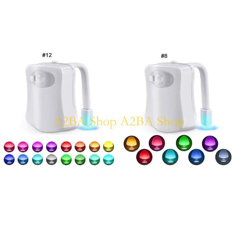 

A2BA Индукционный ночник для человеческого тела Сенсорная лампа Светодиодный светильник для унитаза и ванной комнаты