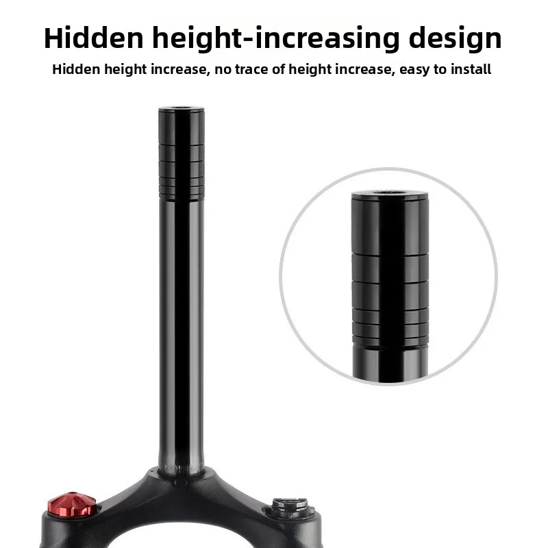 Скрытый удлинитель высоты руля велосипеда, передний вилочный погрузчик для горного и шоссейного велосипеда, удлинитель высоты руля, аксессуары для верховой езды