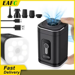 Portable Air Pump Camping Mattress Wireless Inflator Rechargeable Air Cushion Inflator Hiking Air Cushion Inflator/Deflator Pump