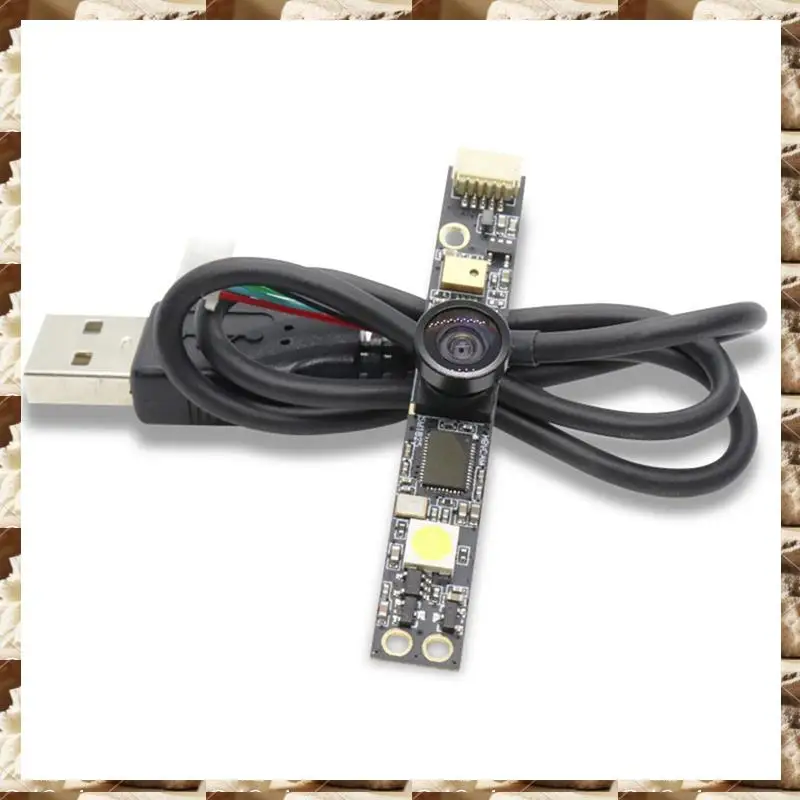 Electronexus-1 PCS 5MP OV5640 USB2.0 Camera Notebook All-In-One Camera Module With Microphone 160-Degree Wide-Angle，1 PCS 5MP OV