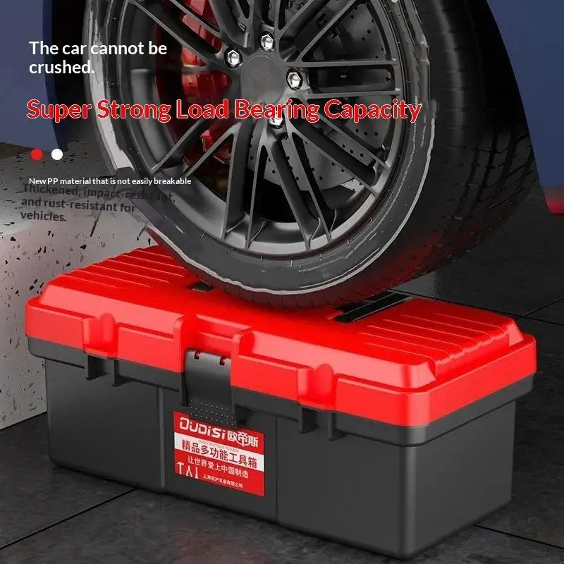 1Pcs Portable Organizer Case 13 Inches Multi-functional ABS Plastic Tool Storage Box With Handle For Home Car Use
