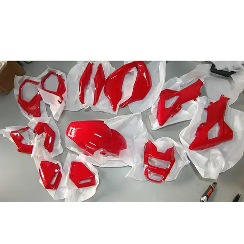 Motorcycle fender fairing light kit assembly Cover fit For HONDA GROM MSX125 MSX 125SF 2016-2019 red colour