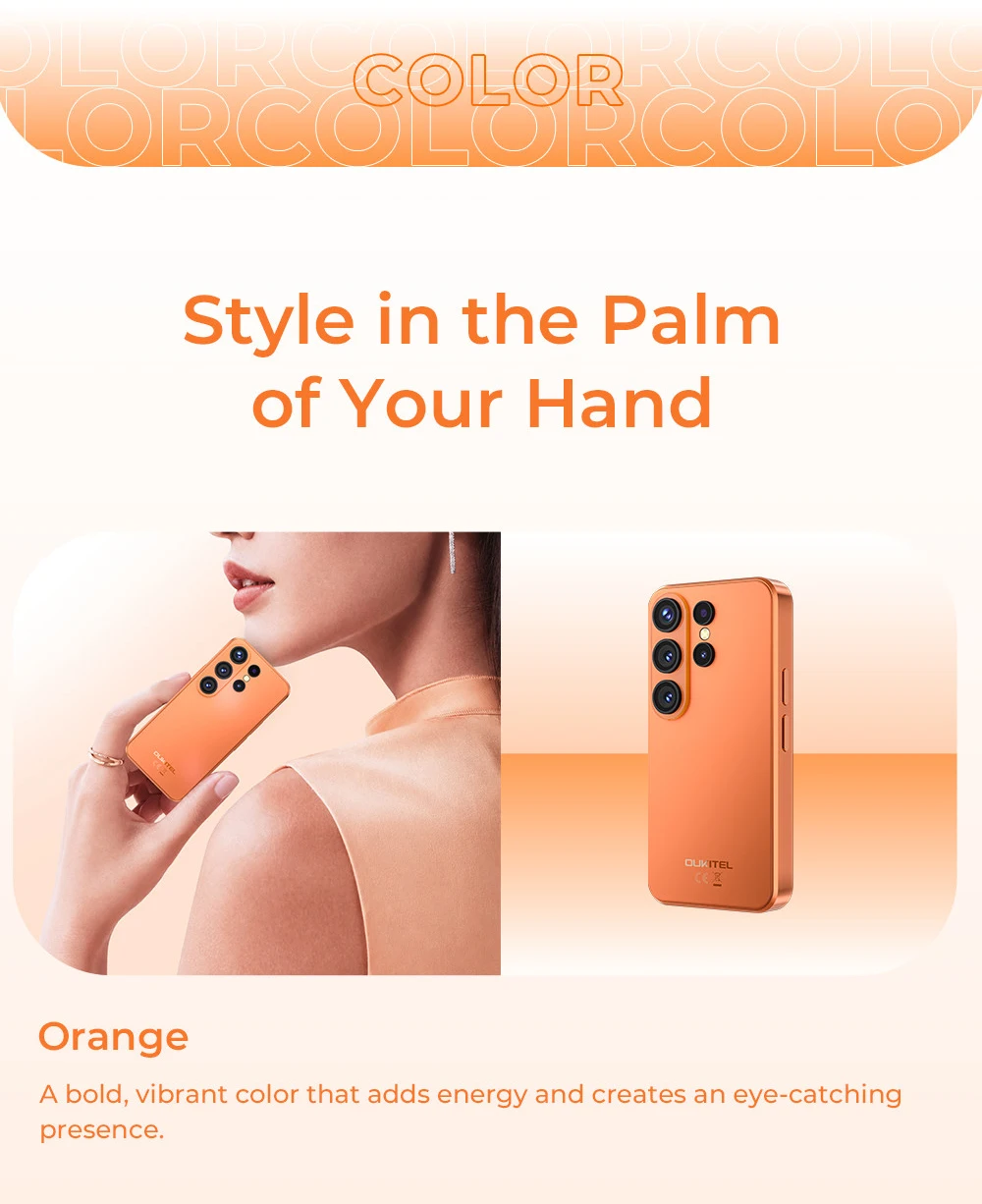 OUKITEL C26 Mini Smartphone, Ultra Compact 4" Mini Display, Up to 12GB RAM (3+9) +32GB ROM, Massive 2300mAh Battery, Android 16, Gemini AI, Small Pocket Mini Mobile Phone, Stay Light Stay Connected