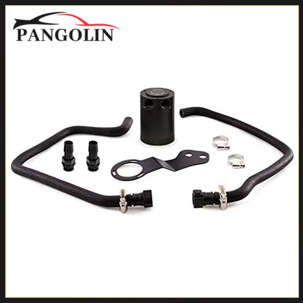 PCV Baffled Oil Catch Can Fits For Camaro SS 2016 with Application-Specific Mounting Bracket & Pre-Installed Hoses Engine Parts