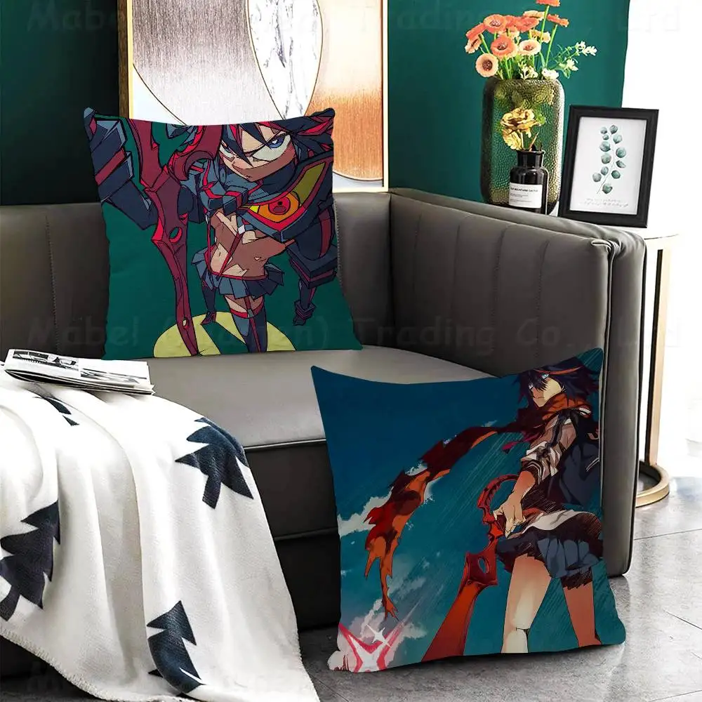 Anime KILL La KILL Cushion Cover Pillowcase Upholstery Sofa Throw Pillow Home Decor Pillowcas