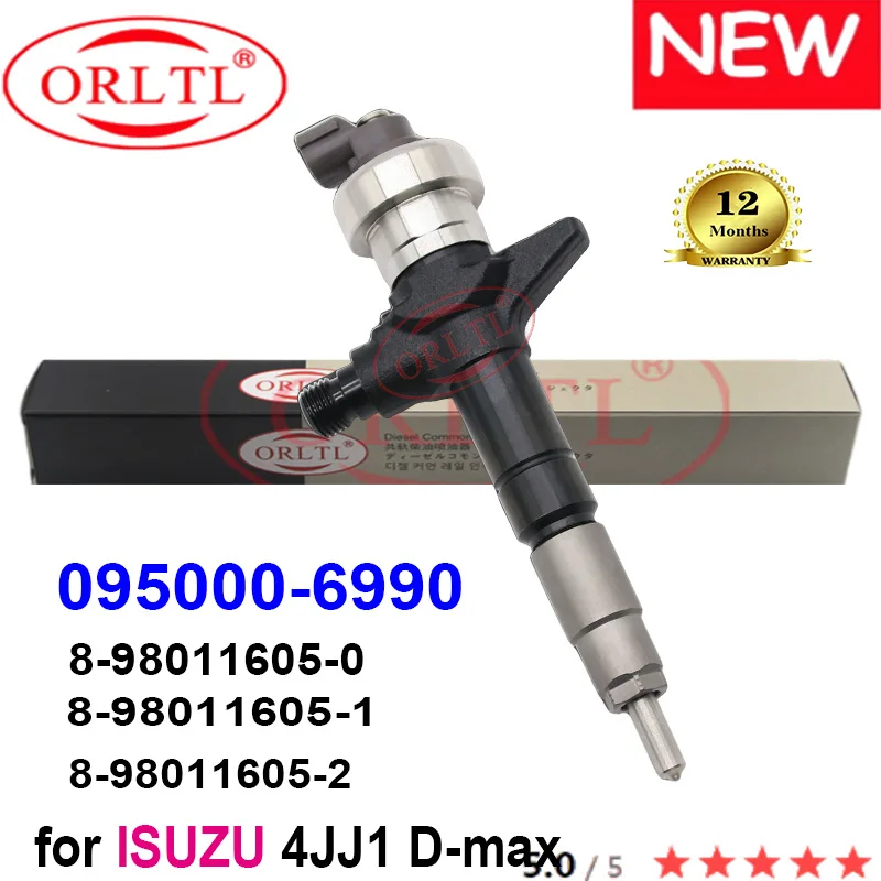 NEW 095000-6990 8-98011605-5 8 8980116055 Diesel Injector 0950006990 095000 6990 For Isuzu D-Max 8DH 4JK1