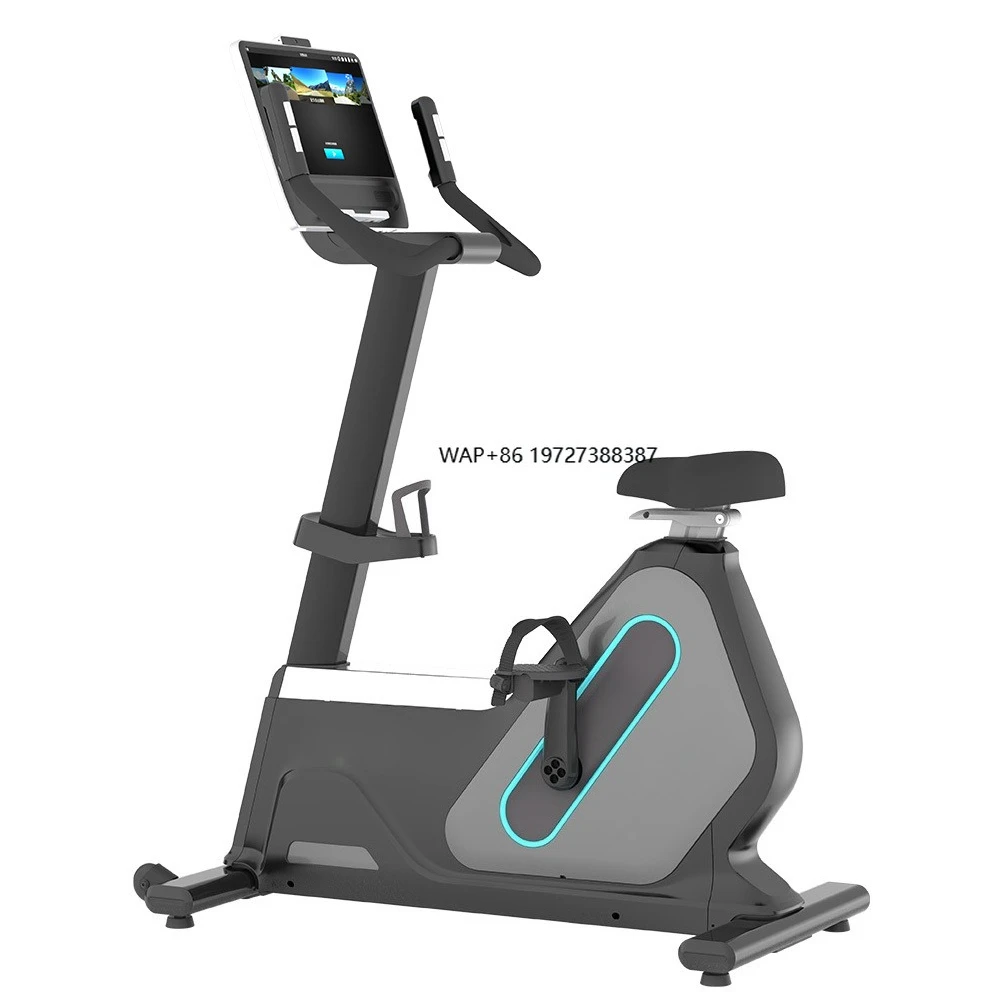 Fitness & Bodybuilding Equipment Commercial Upright Bike HD Screen Exercise Bike Touch Screen for Cardio Training