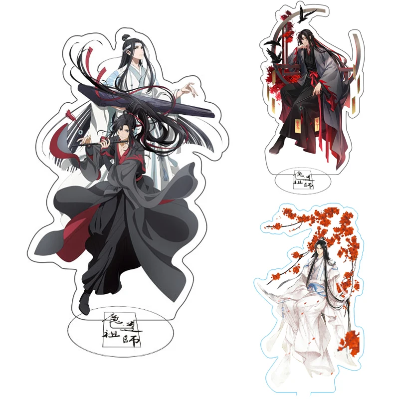 Anime Mo Dao Zu Shi Acrylic Stand Figure Grandmaster of Demonic Wei Wuxian Desktop Standing Plate Decoration Model Toy Gifts