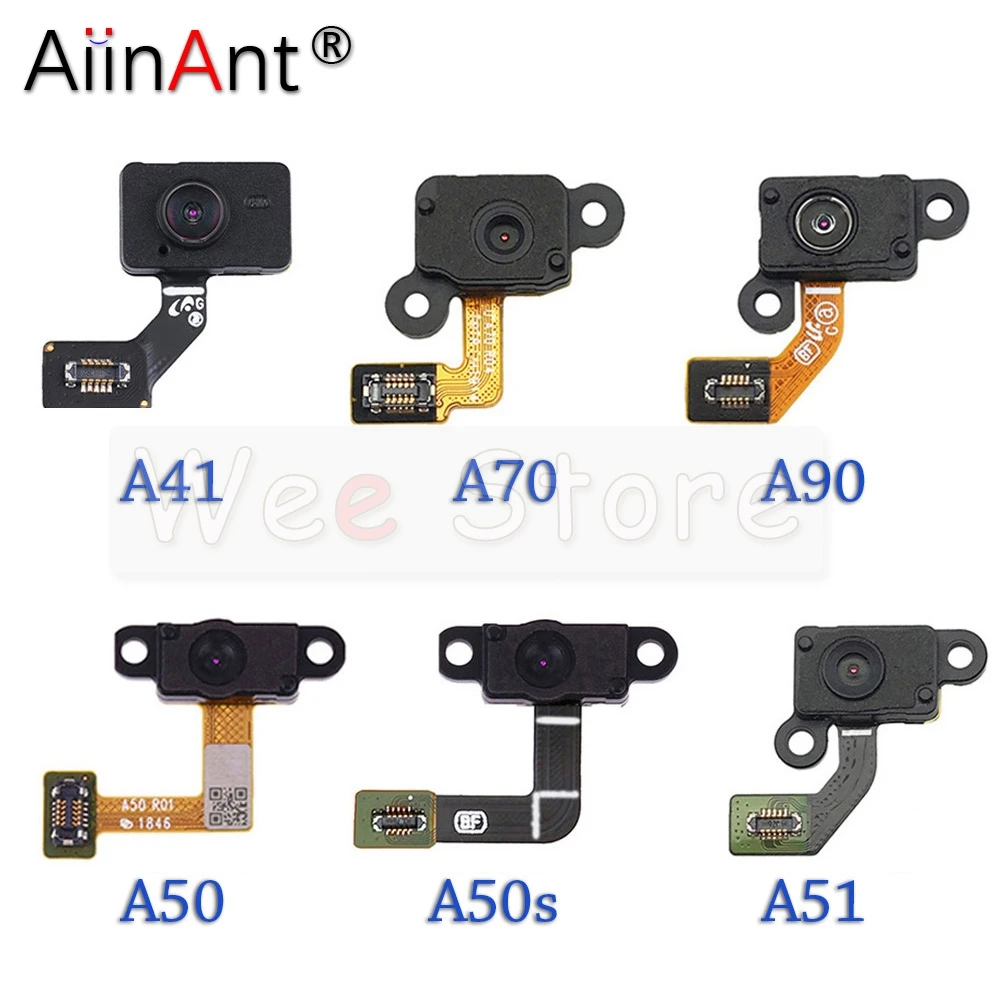 AiinAnt LED Screen Finger Scanner Fingerprint Sensor Flex Cable For Samsung Galaxy A30S A31 A41 A50 A50S A51 A70 A70s A71 A90