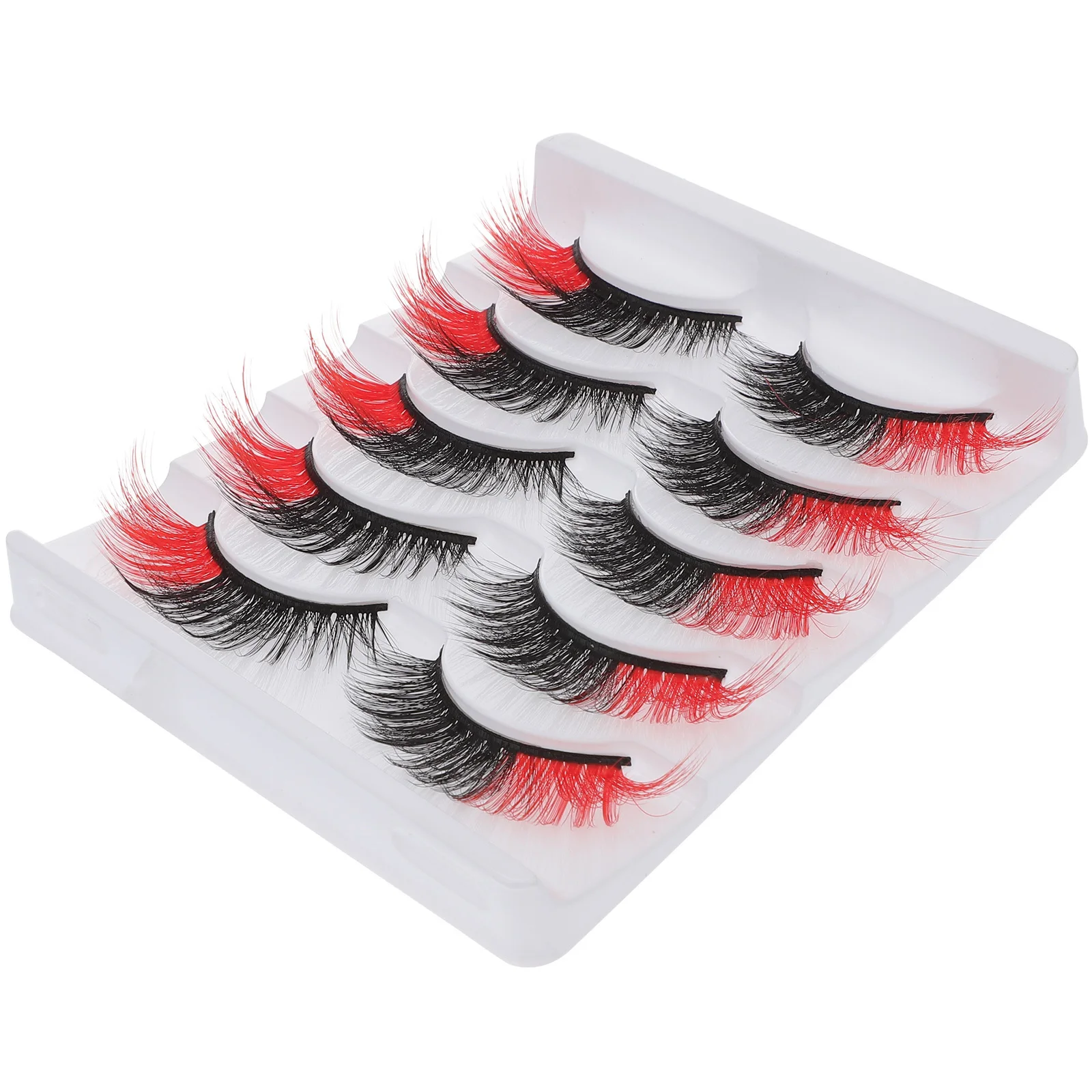 

5 Pairs Eyelashes Lightweight Reusable False Lashes For Women Eyelash Extensions Lashes Eye Look Enhancement