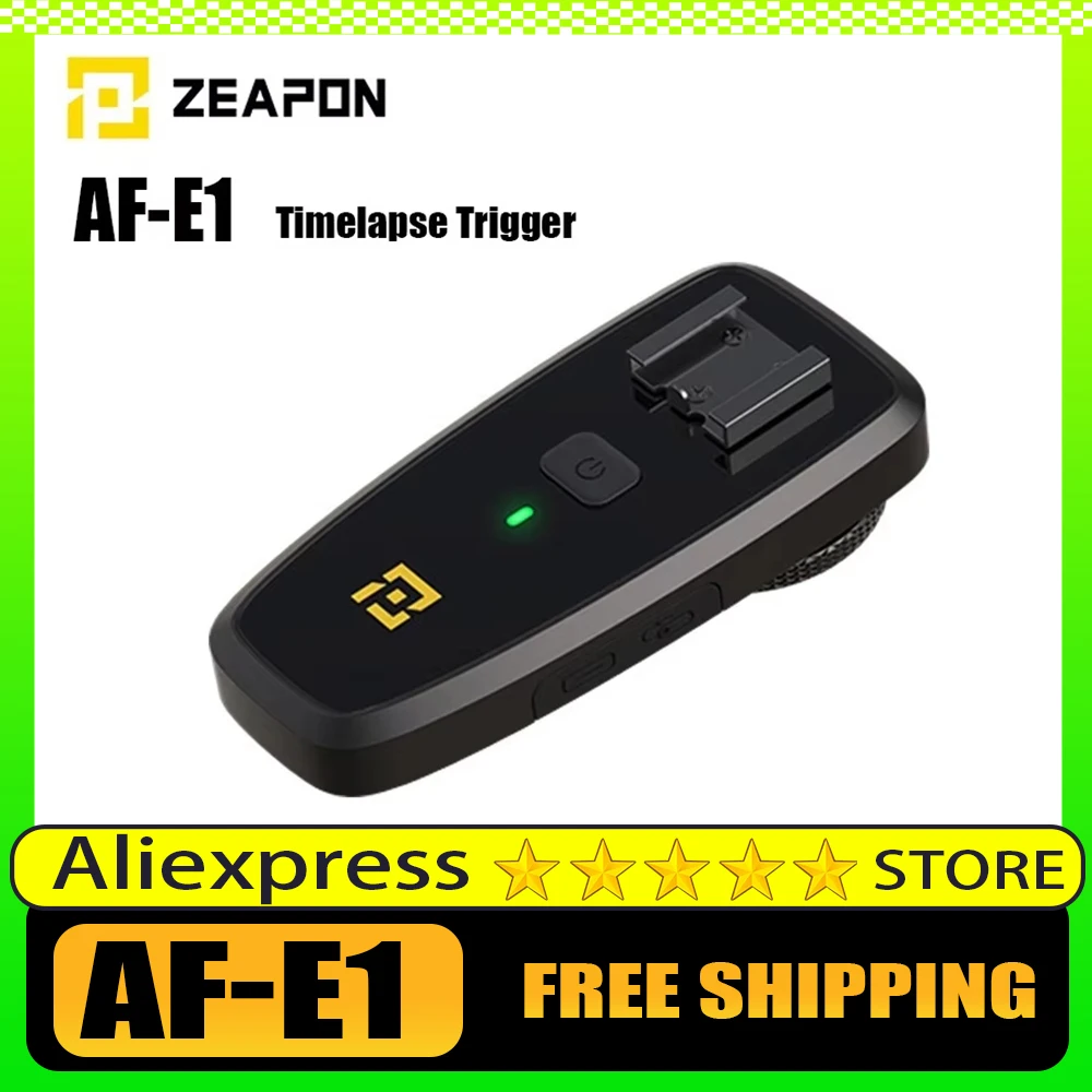ZEAZEAPON AF-E1 Creation Delay Synchronizer Timelapse Trigger Photo Studio Kits Photography Accessories Rotating Base Camera