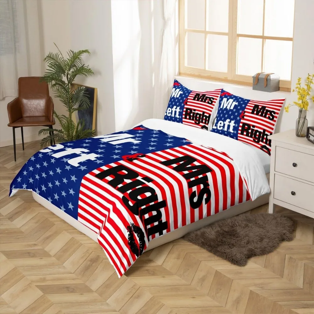 3pcs Bedding Set Print Comfortable Duvet Cover King Queen Twin Single Size Bithday Gift Bedroom Decoration