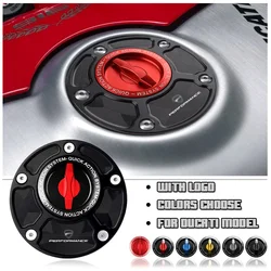 1 Set CNC Keyless Racing Quick Release Motorcycle Tank Fuel Cap Gas Case Fit DUCATI 1098 1198 748 848 MONSTER 1200 1000 797 821