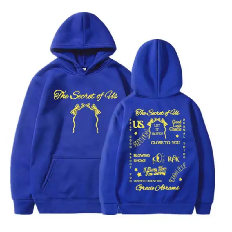 ريترو جرايسي أبرامز سرنا جولة هوديس موضة Harajuku الهيب هوب عالية الجودة البلوز الرجال النساء ملابس رياضية كبيرة الحجم #6