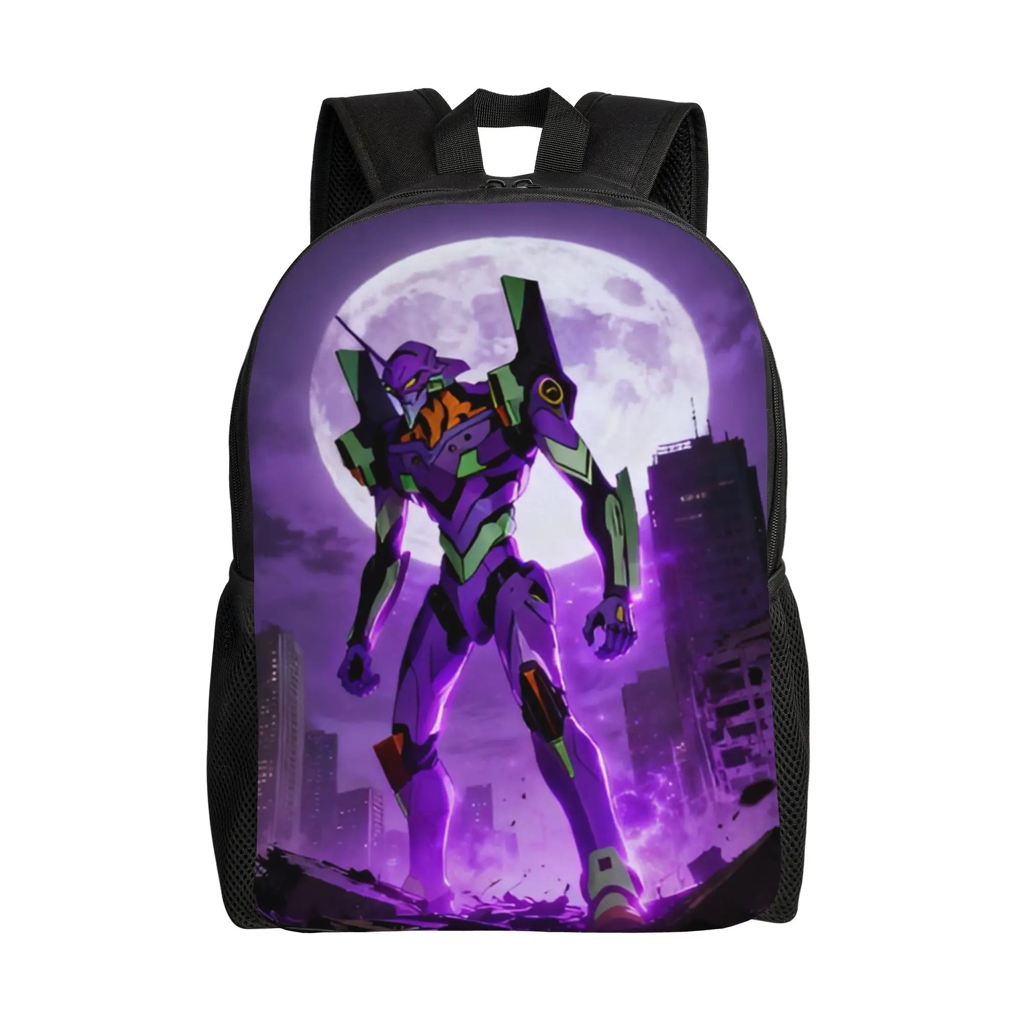 

Custom E-Evangelions Backpack for Women Men College School Students Bookbag Fits 15 Inch Laptop Mecha Style Bags
