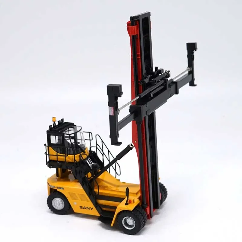 1: 50 Scale Alloy Metal SANY Container Stacker Front Crane Diecast Alloy Engineering Vehicle Model Toys Collection Children Gift