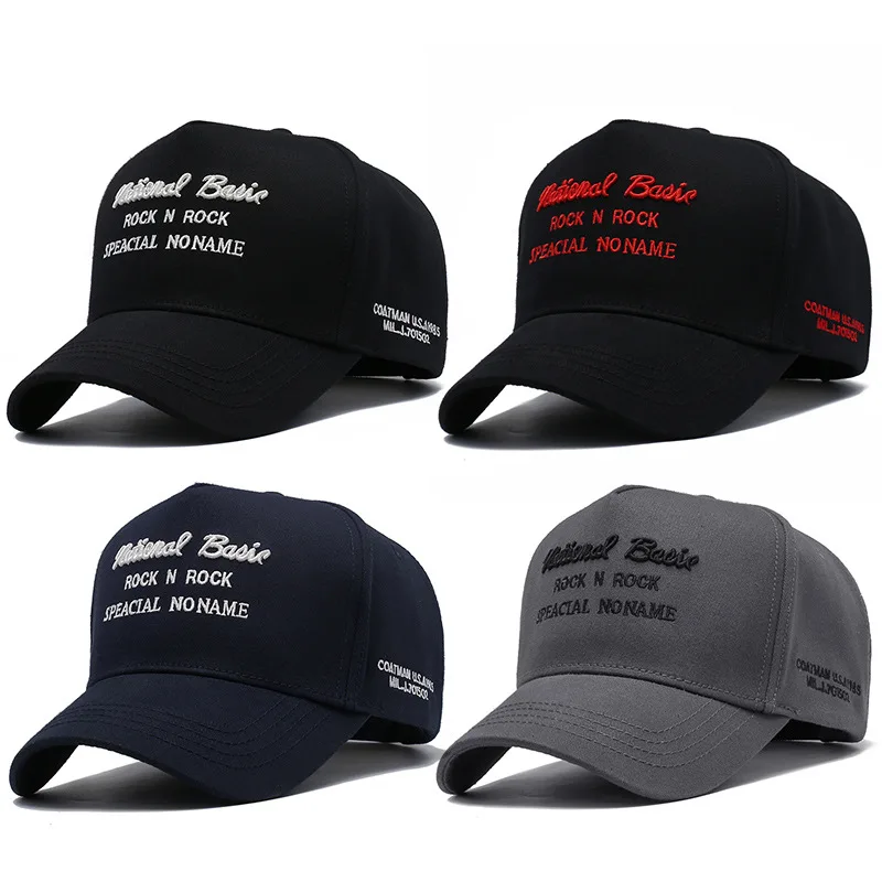 New Arrival Large Size High Top Baseball Cap Fashionable Sun Protection Hat Deepened Duckbill Men's Cap Elegant Versatile Cotton