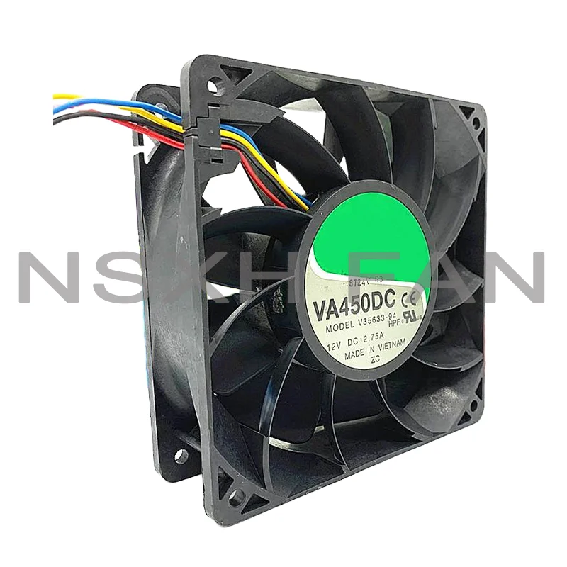 USED VA450 V35633-94 12038 DC12V 2.75A Server Cooling Fan